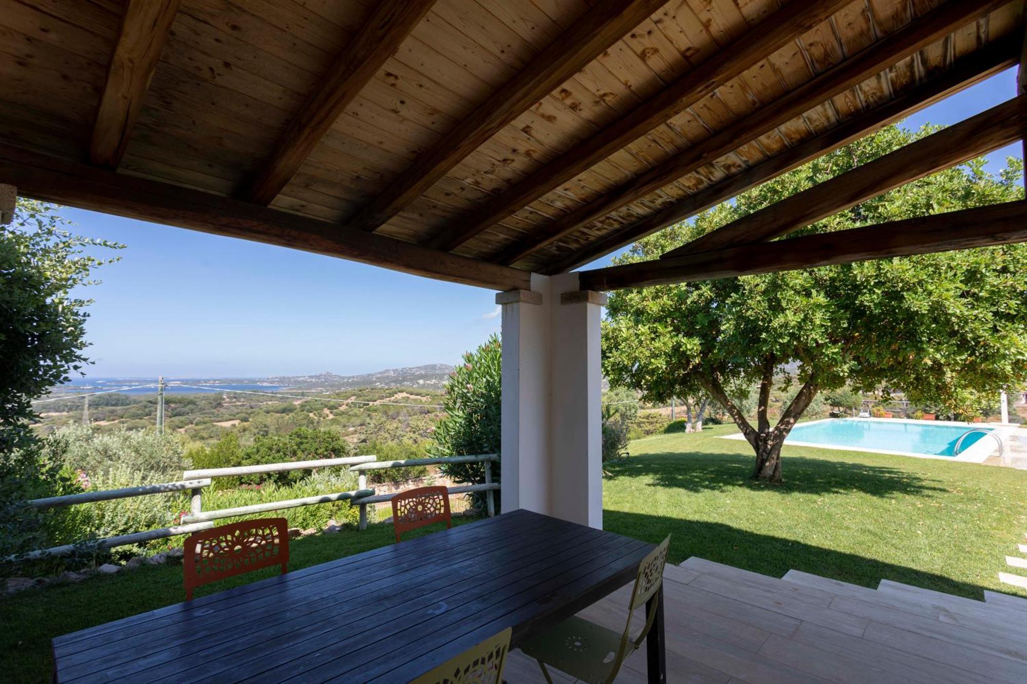 Villa Alba Esclusiva Villa Con Piscina A Sfioro E Vista Mozzafiato Sul Mare Cugnana Eksteriør billede