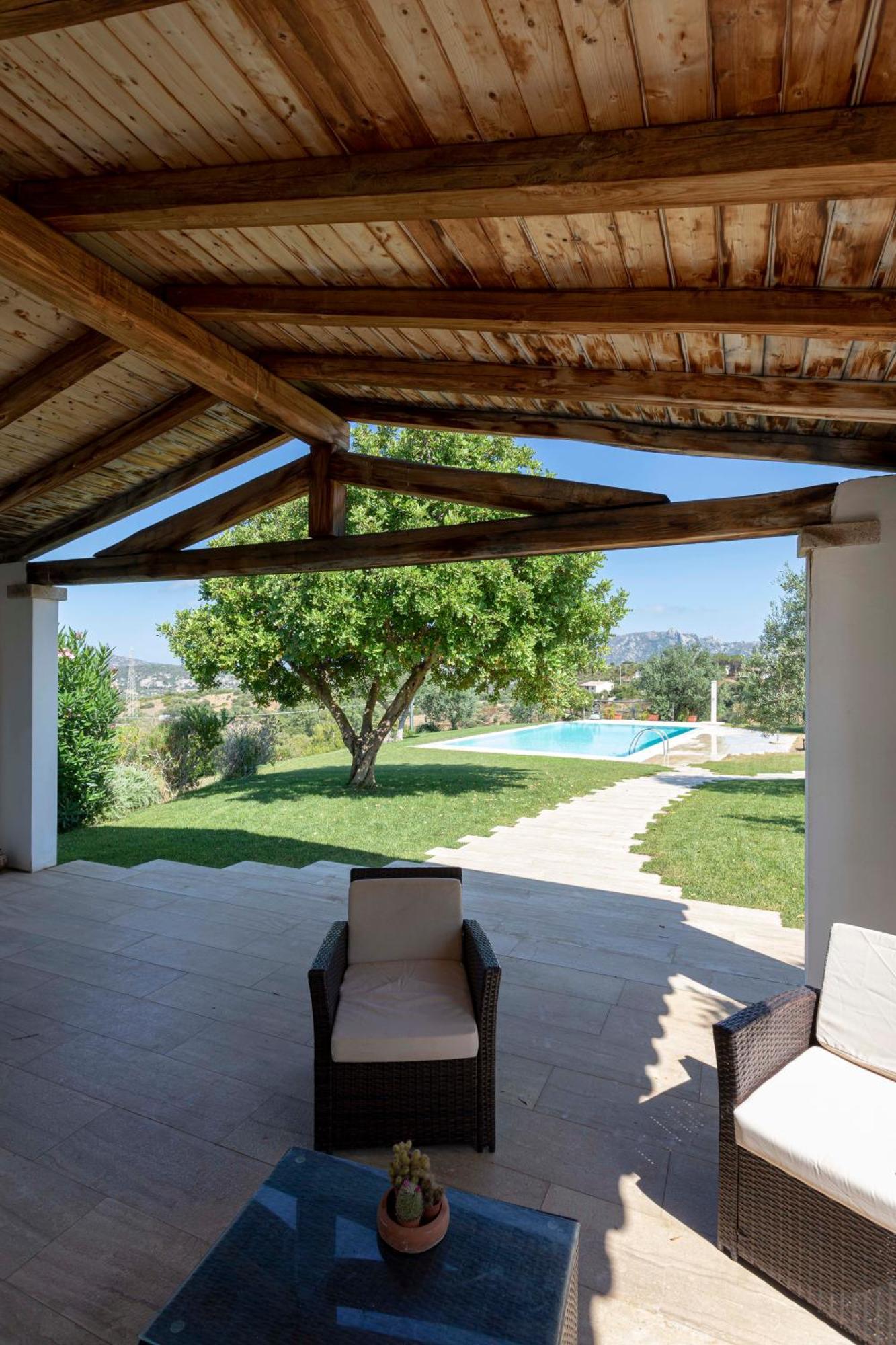 Villa Alba Esclusiva Villa Con Piscina A Sfioro E Vista Mozzafiato Sul Mare Cugnana Eksteriør billede