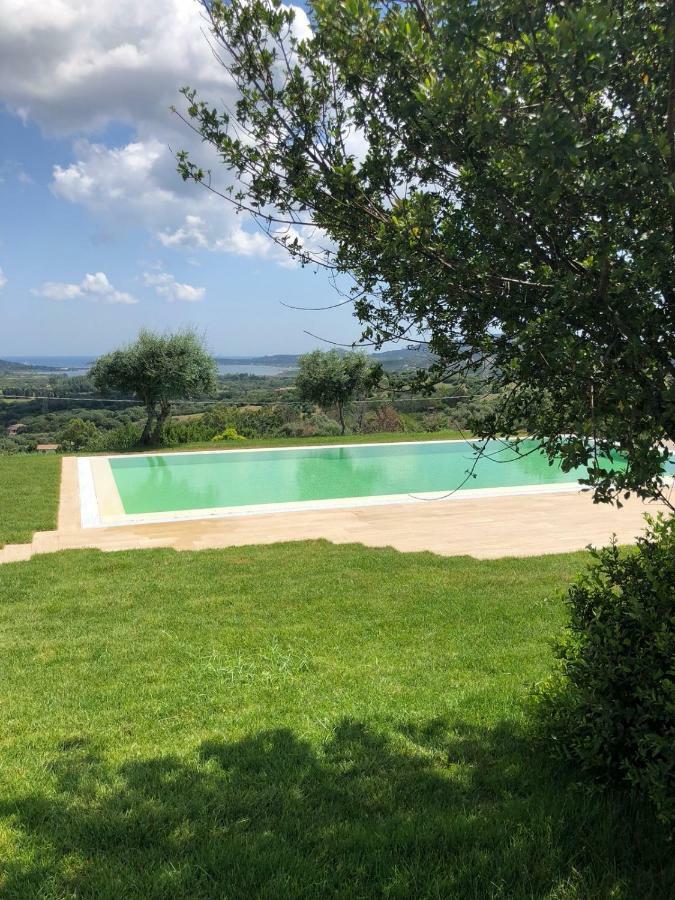 Villa Alba Esclusiva Villa Con Piscina A Sfioro E Vista Mozzafiato Sul Mare Cugnana Eksteriør billede